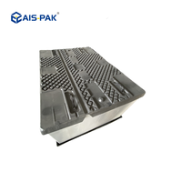 Conteneur d'emballage en plastique pliable et empilable de 1600x1200mm pour pièces automobiles, idéal pour la logistique
