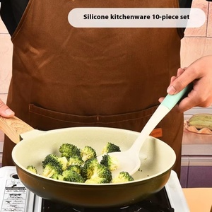 Wholesale New Products Non-Stick <b>Silicone</b> Kitchen Utensil Set <b>Silicone</b> Cooking <b>Tool</b> Set - Product Image 4