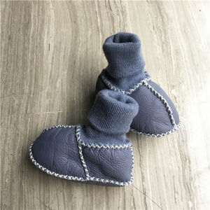 Peau de mouton véritable blanche naturelle pour bébé Schuhe <span class=keywords><strong>Pelz</strong></span> - Product Image 3