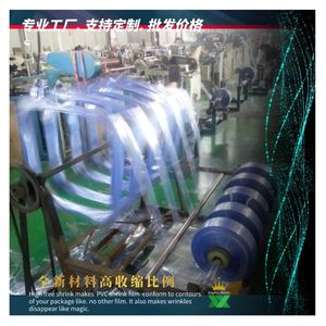 Fabbrica trasparente termoretraibile Custom Pvc borsa termoretraibile con 2 lati Open Wrap per batteria - Product Image 5