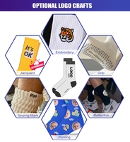 Chaussettes de yoga antidérapantes en coton pour femmes avec grip en silicone pour le yoga, le pilates et le fitness, respirantes, antidérapantes, avec logo personnalisé