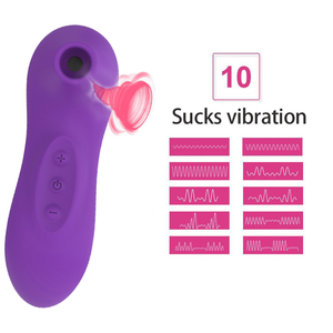 Vibratore Succhia Clitoride con Lingua Vibrante, Stimolatore per Clitoride e Vagina, Succhiatore per Capezzoli, Giocattolo Sessuale per Sesso Orale - Product Image 2