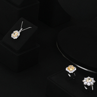 Support de présentation de bijoux en microfibre de luxe FANXI, modèle TT229, taille 6*6*12, personnalisable pour bagues, bracelets, colliers, boucles d'oreilles