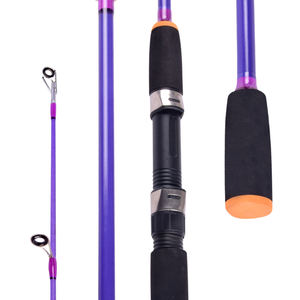 Cannes à pêche solides incassables cannes à pêche en mer solides en fibre de verre robustes cannes à pêche fendues colorées en EVA - Product Image 6