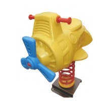 Manège à ressorts en plastique et acier de haute qualité, design couleur personnalisé pour parcs d'attractions, utilisation extérieure, enfants de 3 à 12 ans, Zhenhong