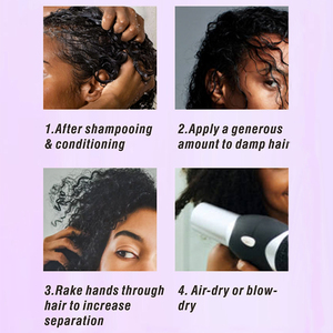 Crème capillaire nourrissante et lissante à base de plantes en gros OEM, produits de soin pour perruques, crème <span class=keywords><strong>gel</strong></span> pour boucles de perruque, label privé - Product Image 5