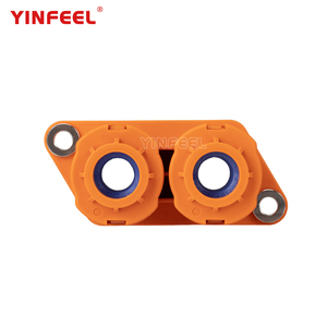 2 cách điện áp cao không thấm nước kết nối IP67 Brass nối pin dây nối <span class=keywords><strong>PA66</strong></span> Uốn Tóc bồng khối thiết bị đầu cuối biến tần - Product Image 6