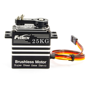 Feetech Servo FT825BL 25Kg 180 grados engranaje de acero Servomotor Digital para coches todoterreno <span class=keywords><strong>Rc</strong></span>/cámara Fpv/juguetes coches y camiones - Product Image 4
