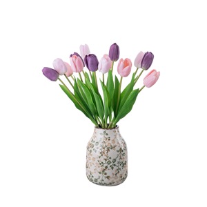 ดอกทิวลิปประดิษฐ์ CallaFloral ทำจากโพลีเอสเตอร์ สำหรับตกแต่งภายในบ้าน งานแต่งงาน สไตล์ INS สำหรับการค้าอีคอมเมิร์ซข้ามพรมแดน - Product Image 5