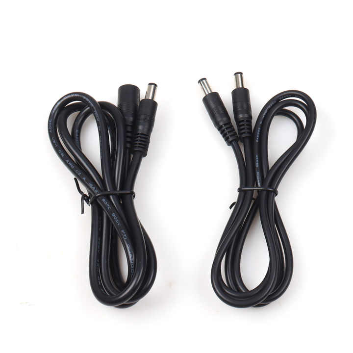 dc cable 5.5*2.1 male to female soft extention power cable dc