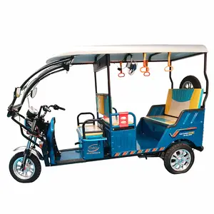 A 80Km/carga de grupo de 4 pasajeros E Rickshaw Auto para India distribuidor y mayorista con el mejor precio