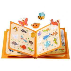 Kit de Arte y Manualidades para Niños, Pintura con Agua, 2 en 1, Libro de Pegatinas Reutilizables a Prueba de Agua - Product Image 1