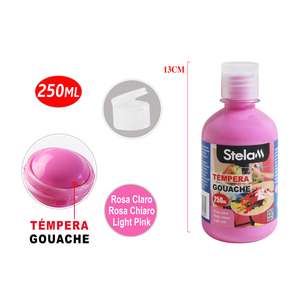 Rosa chiaro Tempera Tempera Paint 250ml Set per artisti e hobbisti mezzo Versatile per pittura su carta su tela - Product Image 1