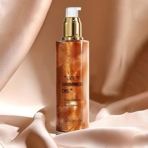Nuevo Spray de Brillo Corporal de Marca Privada, Aceite Iluminador Líquido, Resistente al Agua, Brillo Facial y Corporal, Protector Solar, Aceite Bronceador - Product Image 6
