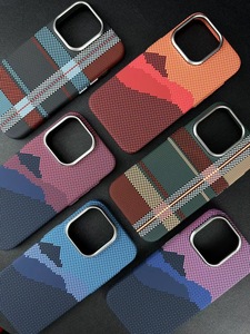 Kevla เคส PC ลายคาร์บอนไฟเบอร์สำหรับ Apple iPhone 13 14 15 16 PRO MAX ที่ชาร์จโทรศัพท์แบบแม่เหล็ก - Product Image 3