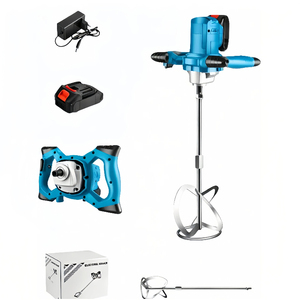 21V công suất cao Máy trộn điện công nghiệp cấp cầm tay Pin Lithium đa chức năng Putty bột trộn bê tông công cụ điện - Product Image 6
