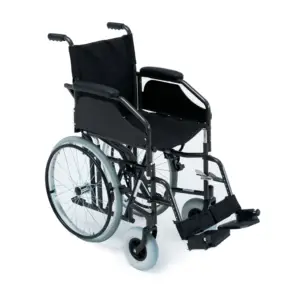 Cadeira de rodas durável 43x40 cm para passagens estreitas, material de saúde para uso médico de boa qualidade