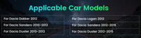 MEKEDE X10 X20 X30 X40 UIS7865 8+128G QLED AKM DSP CarPlay sans fil Android Auto pour Dacia Dokker 2012
