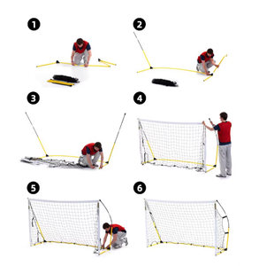 Ensemble de buts de football pour enfants, filet de football pliable léger avec sac de transport - Product Image 6