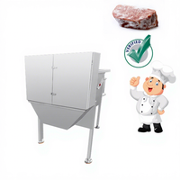 Machine à flocons de viande congelée automatique à haut rendement Baiyu, épaisseur réglable, 220V/380V