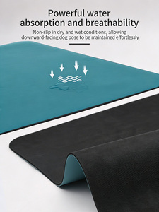 Tapete de <span class=keywords><strong>Yoga</strong></span> Antideslizante con Logotipo Personalizado, 4.5mm de Grosor, para Gimnasio, Tapete de <span class=keywords><strong>Yoga</strong></span> Rojo, para Ejercicio en Casa, Tapete de <span class=keywords><strong>Yoga</strong></span> de Caucho Natural Personalizado - Product Image 3