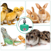Ventilateur Chauffant Sans Lumière pour l'Élevage, Chauffage pour Animaux, Ventilateur de Chauffage pour Poulets, Température Contrôlée pour Perroquets