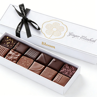 Boîte à chocolat en gros personnalisée avec un design exquis pour l'emballage cadeau, boîtes à chocolat, emballage de luxe en carton