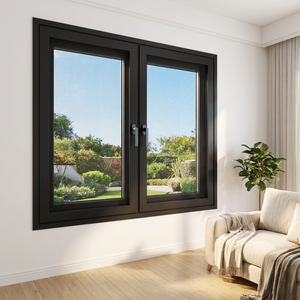 Ventanas y puertas de vidrio abatibles pasivas de doble acristalamiento de aluminio con rotura térmica de bajo consumo - Product Image 2