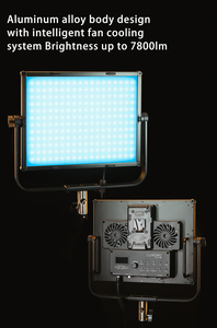 Luxceo Fl100r Rgb Panel Light <span class=keywords><strong>Studio</strong></span> 100w App Control LED Video Lighting - Product Image 5