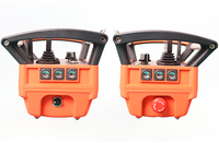 Control Remoto Inalámbrico Industrial IP65 a Prueba de Agua con 4 Sensores Hall, Interfaz Multipin y Receptor para Excavadora