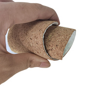 Semelles jetables en liège minces pour femmes hommes Absorption de la sueur Respirant Pieds nus Coussinets de chaussures Pâte de bois Odeur de pied
