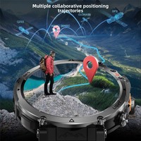Reloj Inteligente Deportivo IPS Alloy para Hombre y Mujer, con Llamadas, Monitor de Ritmo Cardíaco, Monitor de Sueño, GPS, Brújula, Linterna, Resistente al Agua