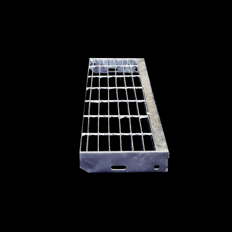 Galvanized Steel Stair Tread Grating Panel Anti-slip Square Industrial ...