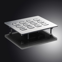 Clavier numérique métallique robuste à 12 touches avec rétroéclairage pour contrôle d'accès de casier intelligent