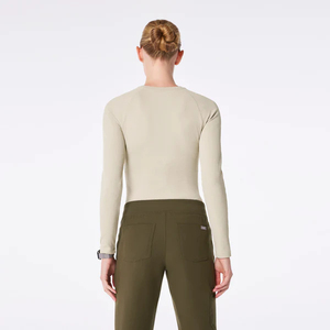 Xuexin Conjuntos de Uniformes Médicos Unisex de Manga Larga, Tejido de Punto Ecológico de Algodón y Spandex, Sin Costuras, con Detección de Agujas - Product Image 3