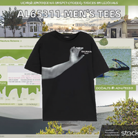 T-shirts pour hommes, écologiques, tissés, unis, teints, personnalisables, extra larges, unisexes, décontractés, noir et blanc, 300 grammes