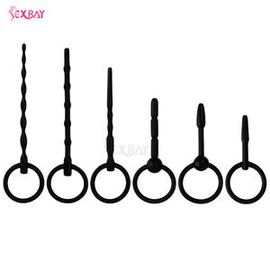 SEXBAY colokan uretra silikon untuk pria mainan seks penghalang uretra mata kuda mainan seks 6 ukuran untuk pria - Product Image 3