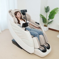 Silla de Masaje Multifuncional de Gravedad Cero de Estilo Moderno, Manipulador 4D, 24 Programas, Control por Pantalla Táctil, Masaje Corporal Completo