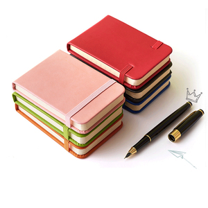Mini A7 Planner 100 páginas impermeable PU cuero bolsillo cuaderno portátil pequeño Tapa dura con encuadernación térmica estilo de oficina - Product Image 3
