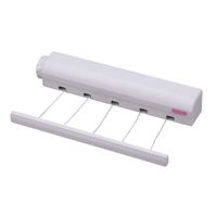 Haut niveau 5 lignes corde à linge rétractable extérieur Portable suspendu ligne de séchage mural balcon ligne de vêtements