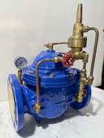 Vanne d'eau réglable 800X pour système de climatisation centrale Vanne de commande de dérivation différentielle de pression de chauffage par le sol