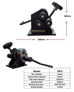 Machine à cintrer circulaire REALMAX PR-3 - Machine à cintrer manuelle à engrenages pour tubes en acier inoxydable, acier au carbone, fils et tuyaux - Product Image 5