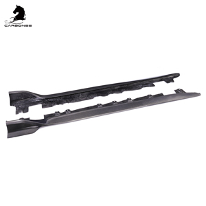 Gonna laterale in fibra di carbonio accordatura prestazioni leggero aggiornamento aerodinamico accessori sportivi per Toyota Supra A90 <span class=keywords><strong>2019</strong></span> + - Product Image 3