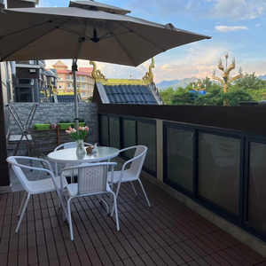 Garden Style Wood Look Floor Tiles for Outdoor Decoration DIY Project Lightweight and Sturdy - Product Image 1