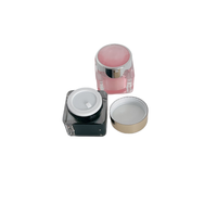 Vente chaude : Pots en acrylique pour gel UV, pots vides pour gel UV, pots à ongles multicolores, emballage cosmétique mat