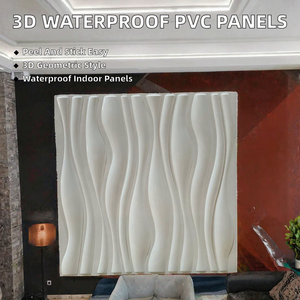 Paneles de Pared de PVC Autoadhesivos 3D XinXin para Decoración Moderna del Hogar, Resistentes al Agua y a la Humedad, Diseño Geométrico de Mármol, 30x30cm - Product Image 2