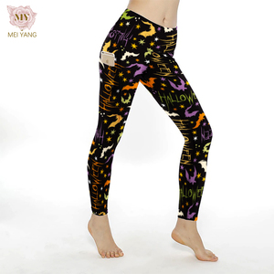 Leggings <span class=keywords><strong>de</strong></span> <span class=keywords><strong>sport</strong></span> imprimés Meiyang, ultra doux, en soie <span class=keywords><strong>de</strong></span> lait, pour Halloween, leggings imprimés pour femmes, leggings grande taille pour femmes 3XL - Product Image 6