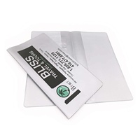 Porte-billets de voyage en plastique flexible personnalisé, portefeuille à billets pliable en PVC, pochette à billets en vinyle