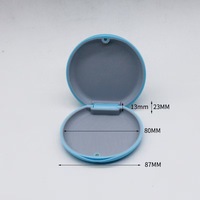 Boîte portable pour aligneurs orthodontiques, étui à prothèses dentaires avec miroir et crochet de retrait pour appareils invisibles, pour usage quotidien et voyages en extérieur