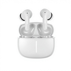 Audífonos Intrauditivos Blancos TWS V5.4 con Cancelación de Ruido ENC, Pantalla Digital, Chipset JL, Resistentes al Agua IPX4, Tipo C - Product Image 4